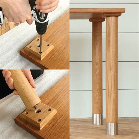 metal angle brackets for dining table|8 Easy Ways To Attach Table Legs .